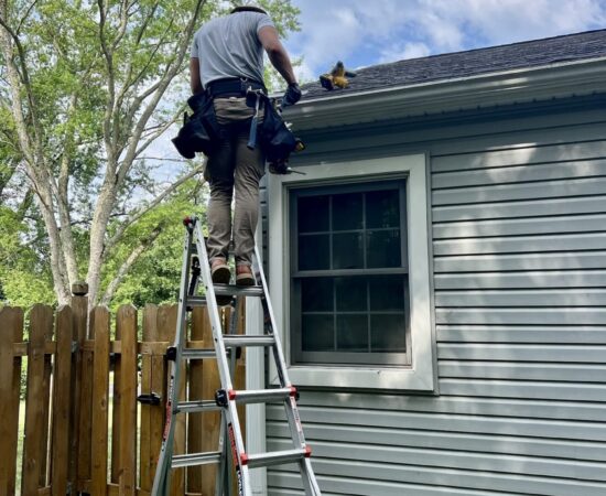 gutter guard installation